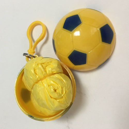 Poncho de plástico para lluvia en bola